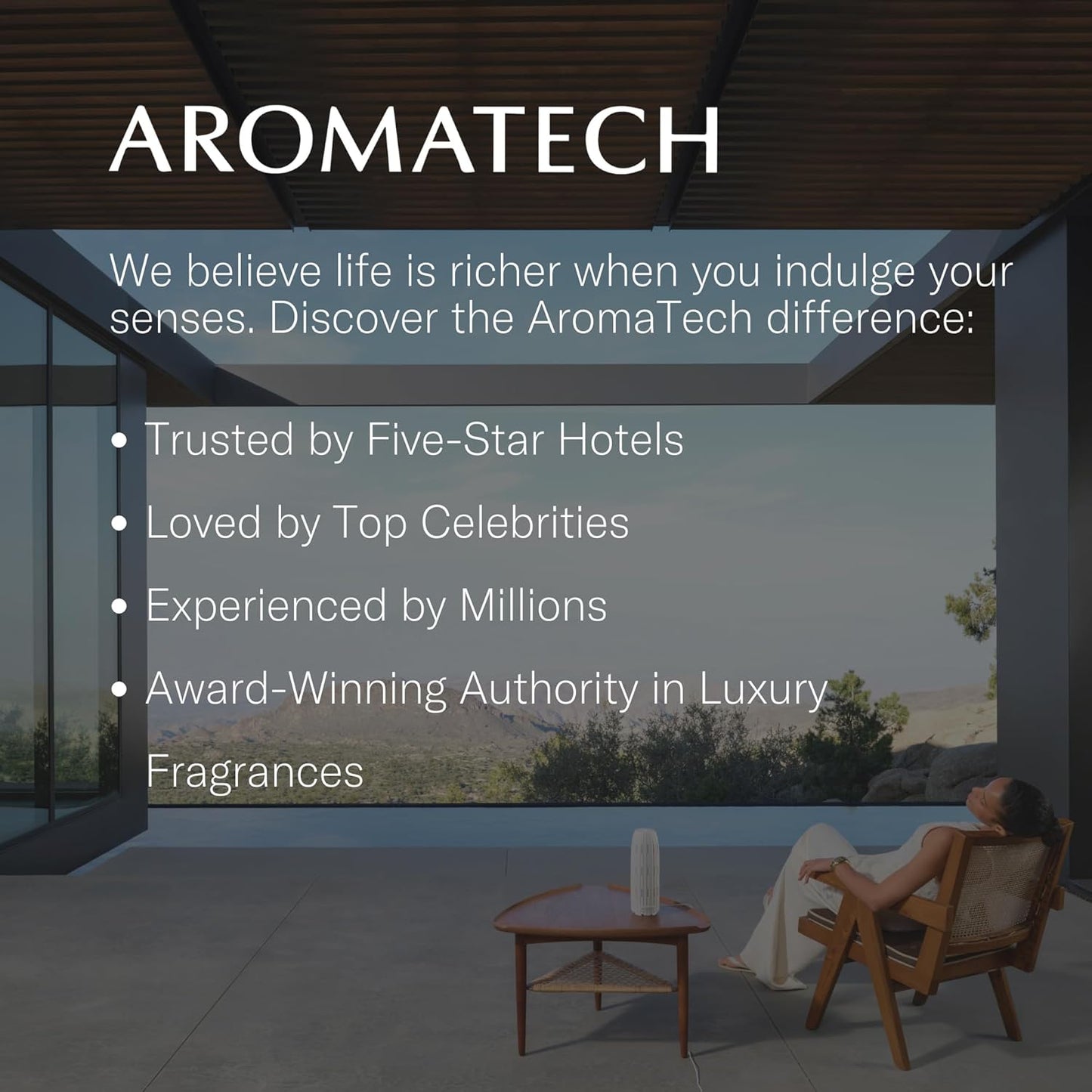 Aromatech Oud Saphir Aroma Essential Oil Blend: Luxury Hotel Inspired Aromatherapy with for Ultrasonic Diffusers & Nebulizers - 500 mL