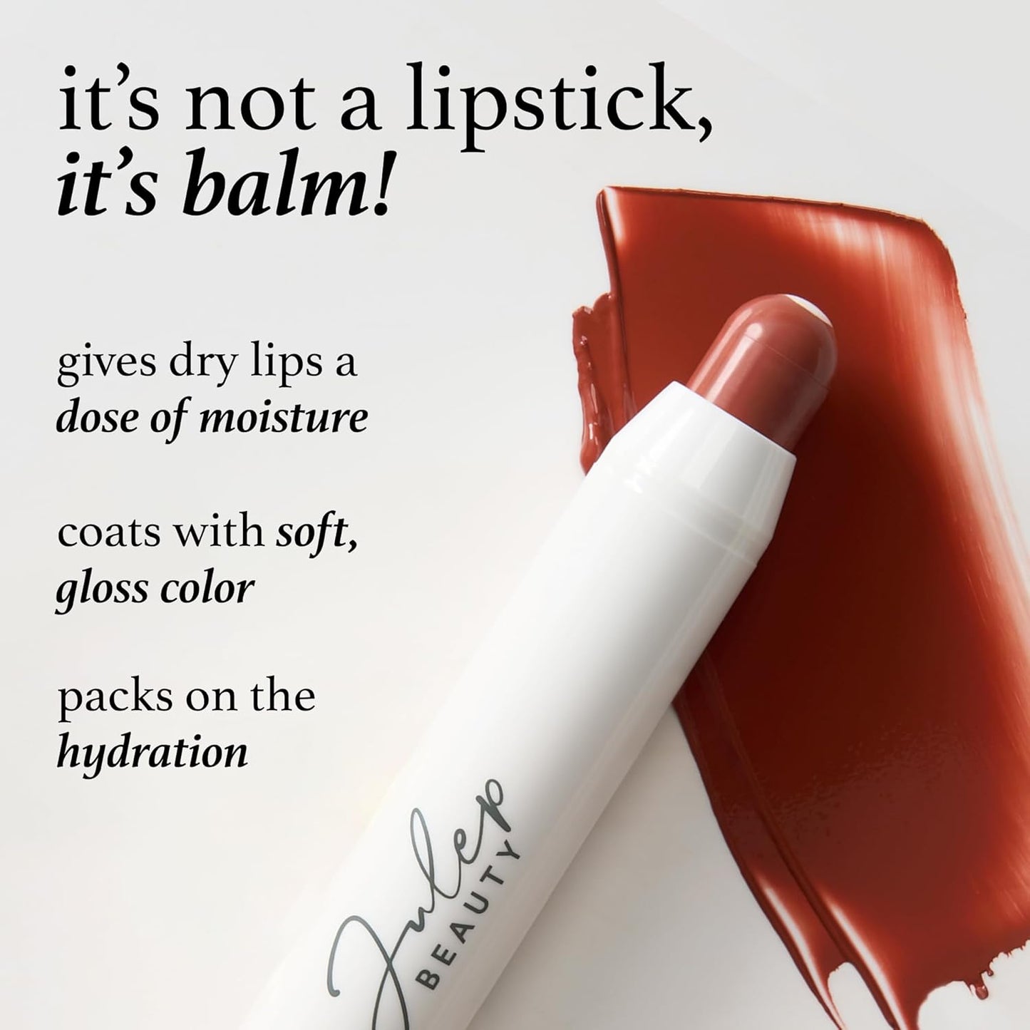 Julep It's Balm Tint of Color Lip Balm - Grape Jelly | Hydrating Lip Color with Vitamin E Core | Natural Gloss Finish | Vegan & Cruelty-Free