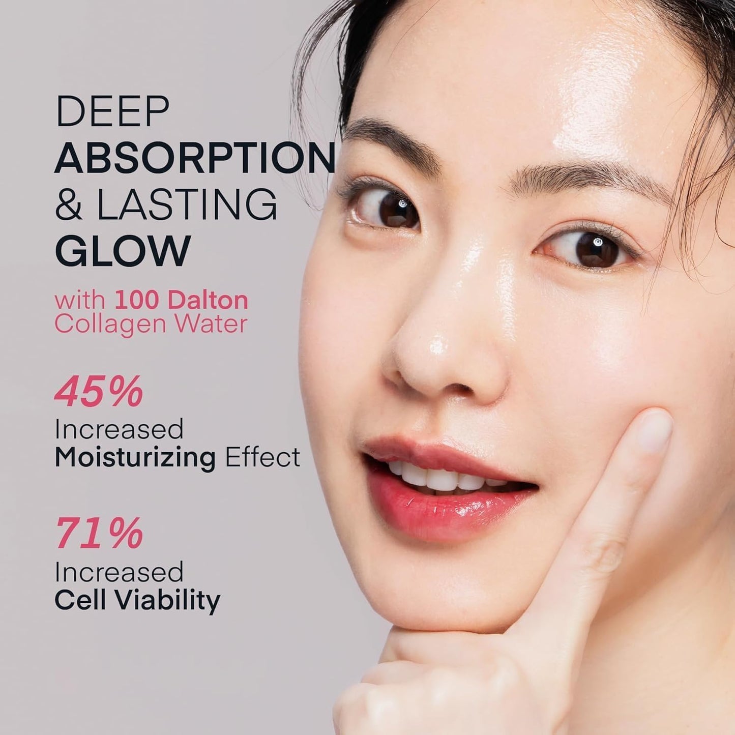 Terez & Honor Collagen Face Mask 4-Pack & Eye Patches 60 Pcs Hydrogel Set - Korean Self Care for Wrinkles, Fine Lines, Pores, Elasticity, Eye Puffiness, Dark Circles - Deep Hydrating, Firming, Glowing