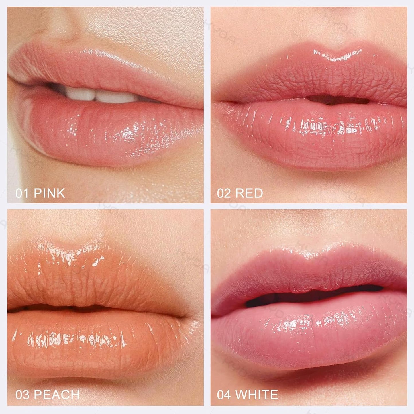 KYDA PH-Activated Lip and Cheek Stain, PH Color Changing Formula for Lasting Custom Lip Color, Keep Lips Soft and Moisturizing with Avocado Oil, Multiuse Color Balm, RED