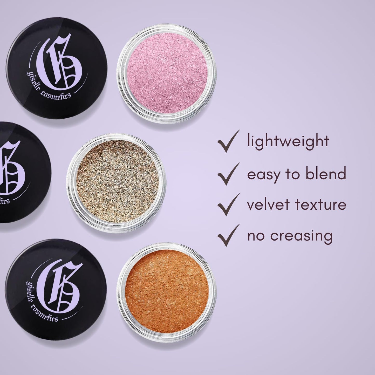 Diamond Coal Eye Shadow - Organic Mineral Loose Glitter Powder - Non-Toxic, Talc-Free Shimmer Eye Shadow Palette Makeup - Black & Silver Duochrome Pigment for Sparkly Eye Makeup