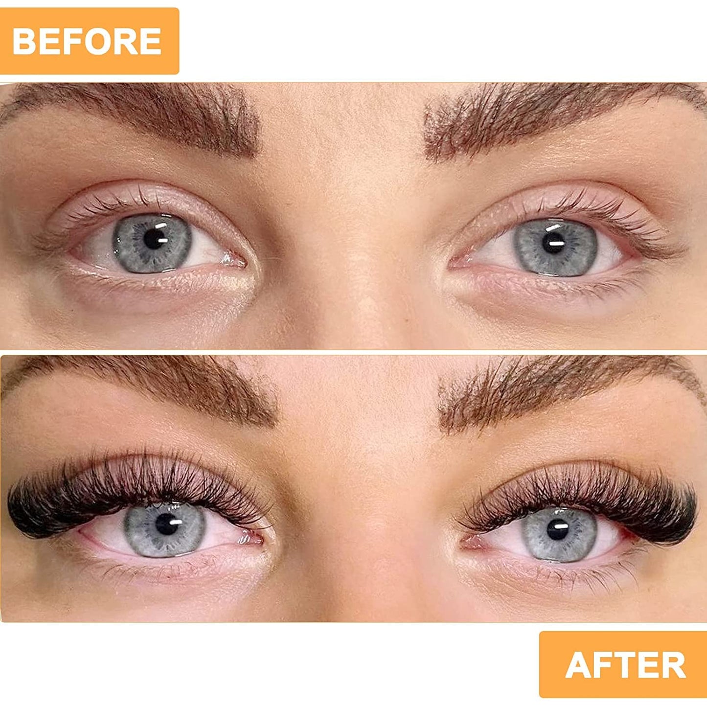 B&Qaugen Individual Lashes 280 Clusters False Eyelash 30D 40D 50D Lash Clusters Extensions DIY Eyelash Extensions at Home (30D-C,10-18MIX)