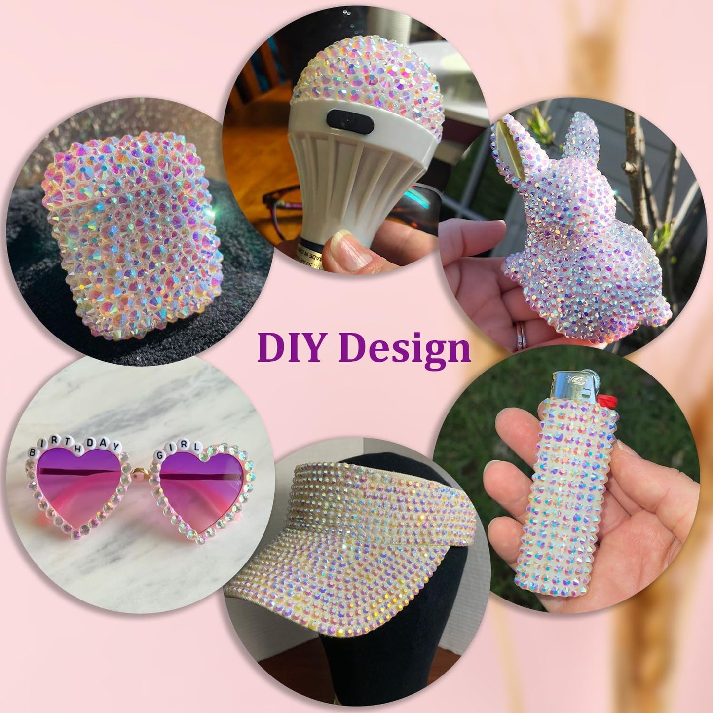 25000Pcs Resin Jelly Rhinestones for Crafting, Transparent AB 2-6mm Mixed Sizes Non Hotfix Flatback Gems, Bedazzling Crystal for DIY Crafts Clothing Tumblers Mugs Shoes Fabric Nail Art