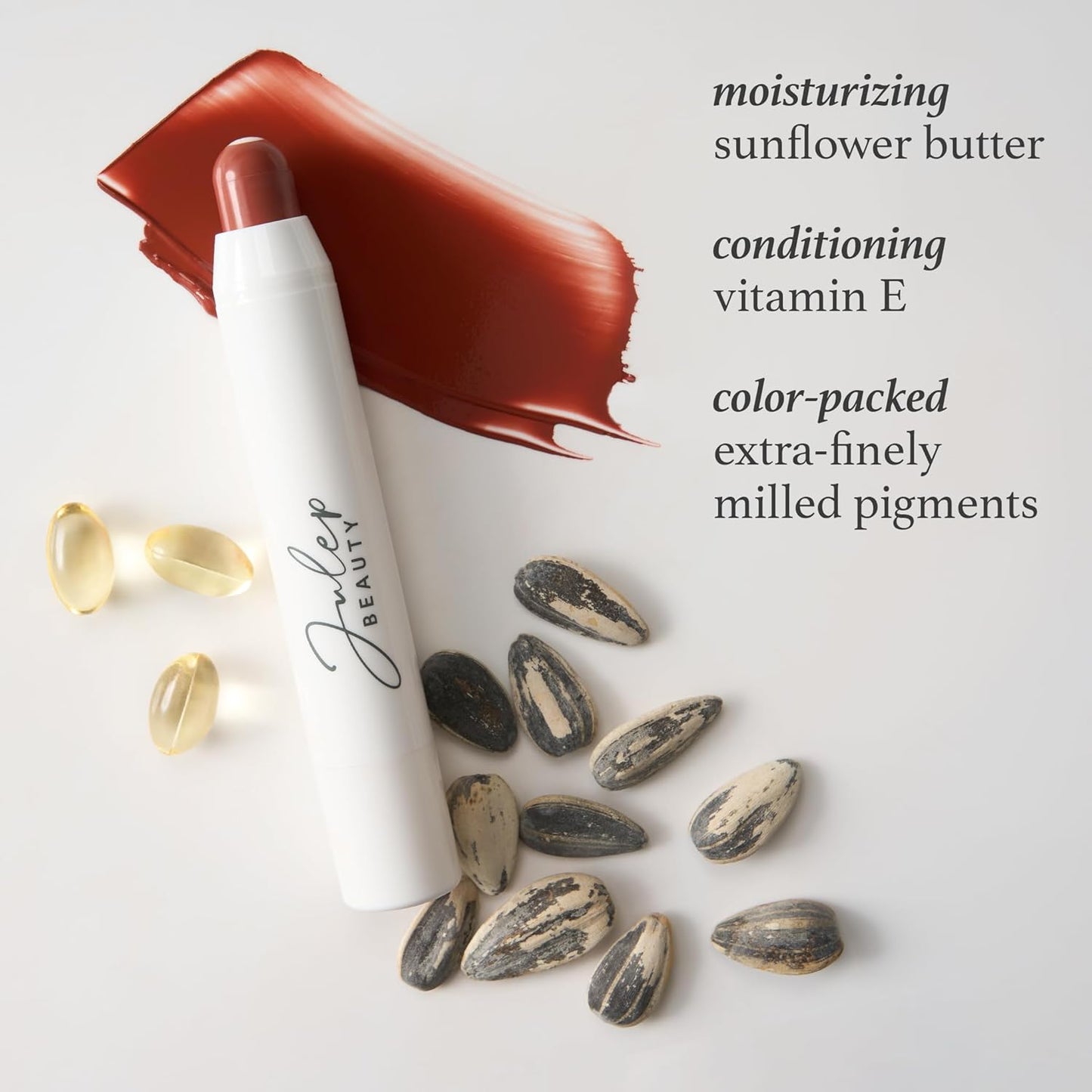 Julep It's Balm Tint of Color Lip Balm - Cherry Wood Creme | Hydrating Lip Color with Vitamin E Core | Natural Gloss Finish | Vegan & Cruelty-Free