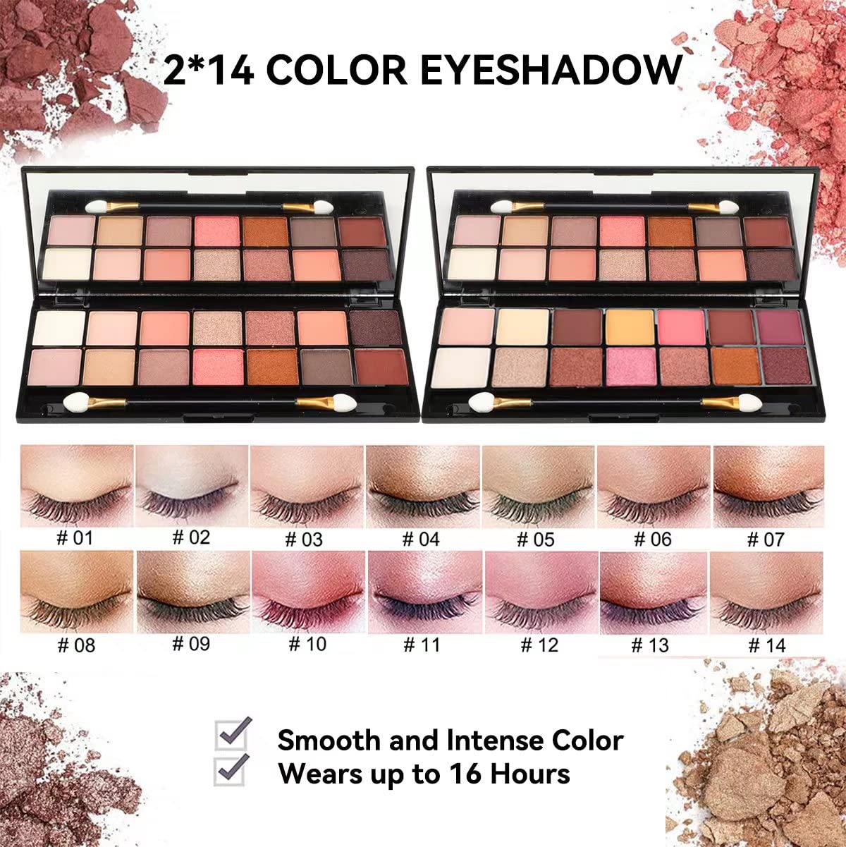 28 Pieces Makeup Kit for Women Full Kit, Eyeshadow Palette,Lip Gloss Set,Lipstick,Blush,Foundation,Concealer,Mascara,Eyebrow Pencil,Include Makeup Brush Set,Professional Makeup Kit for Teens