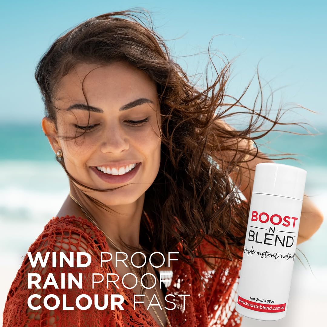 Boost N Blend Scalp Concealer - Hair Volumizer with Fibers for Thinning Hair & Visible Scalp in Women (25g/0.88oz)