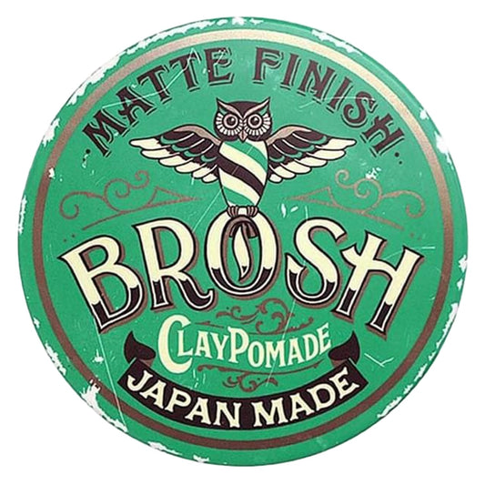 Matte Finish Clay Pomade with Medium Hold & Natural Finish, Lightweight Water-Based Hair Styling Paste for Men, 4 Oz