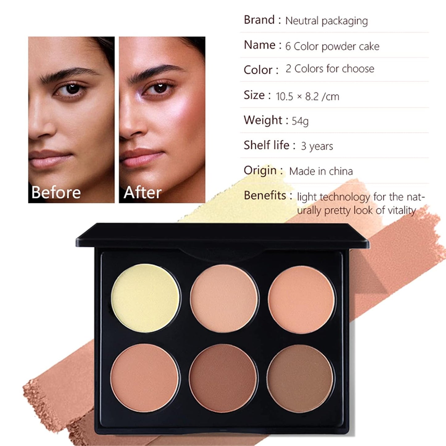 Multi-purpose Makeup Kit All-in-One Makeup Gift Set Colours Mix Eyeshadow Concealer Lip Gloss Pressed Powder and Powder Blusher Cosmetic Makeup Palette Set Kit #091