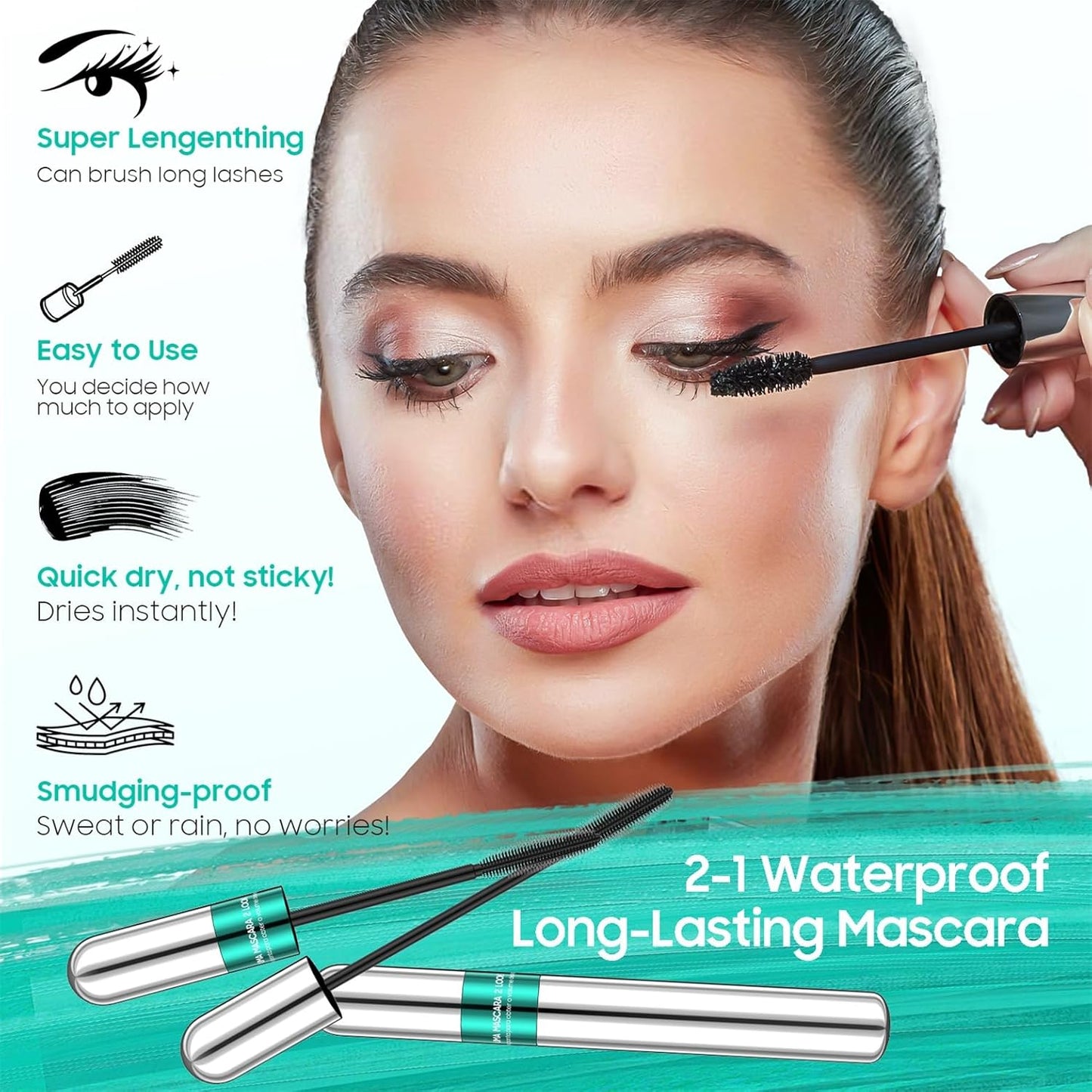 Makeup Sets for Women Girls Air Cushion Eyebrow Pencil Eyeshadow Palette Mascara Lipstick Makeup Bag, Create Sophisticated Makeup for Your Wife & Girlfriend