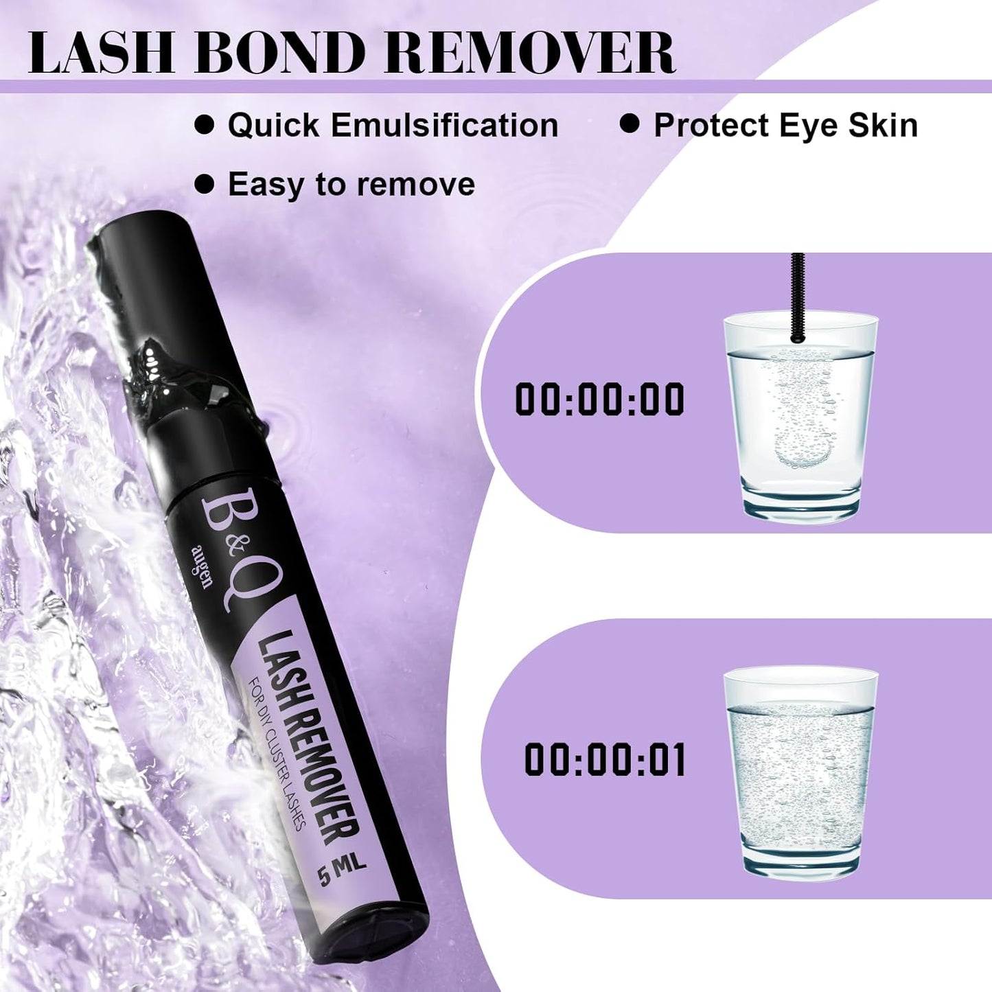 B&Q Lash Clusters Kit 280PCS Eyelash Clusters Kit,40D 50D C 9-16MIX Individual Lash Comfortable Eyelash Extension Set, Classic Look with Bond and Seal Waterproof, Remover DIY at Home(Set,40D+50D)