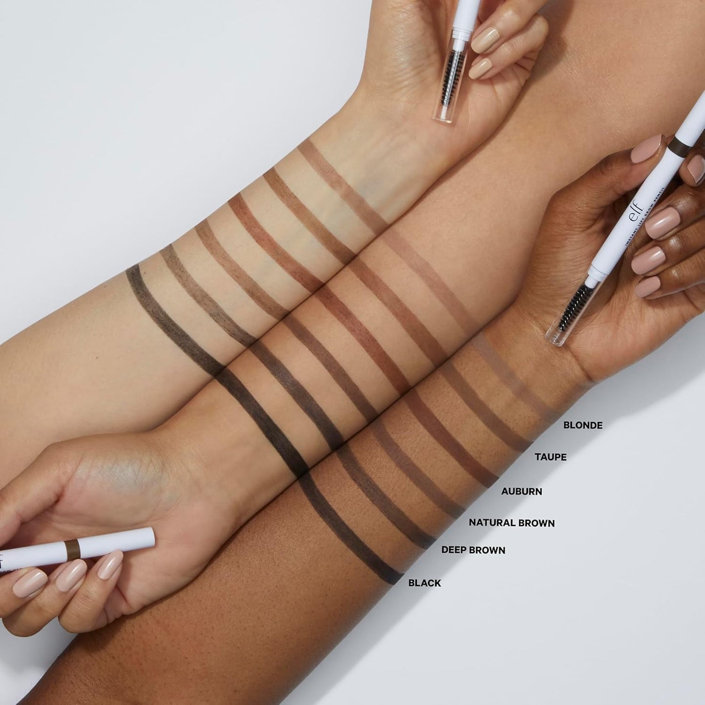 e.l.f. Instant Lift Brow Pencil, Dual-Sided, Precise, Fine Tip, Shapes, Defines, Fills Brows, Contours, Combs, Tames, Blonde, 0.006 Oz