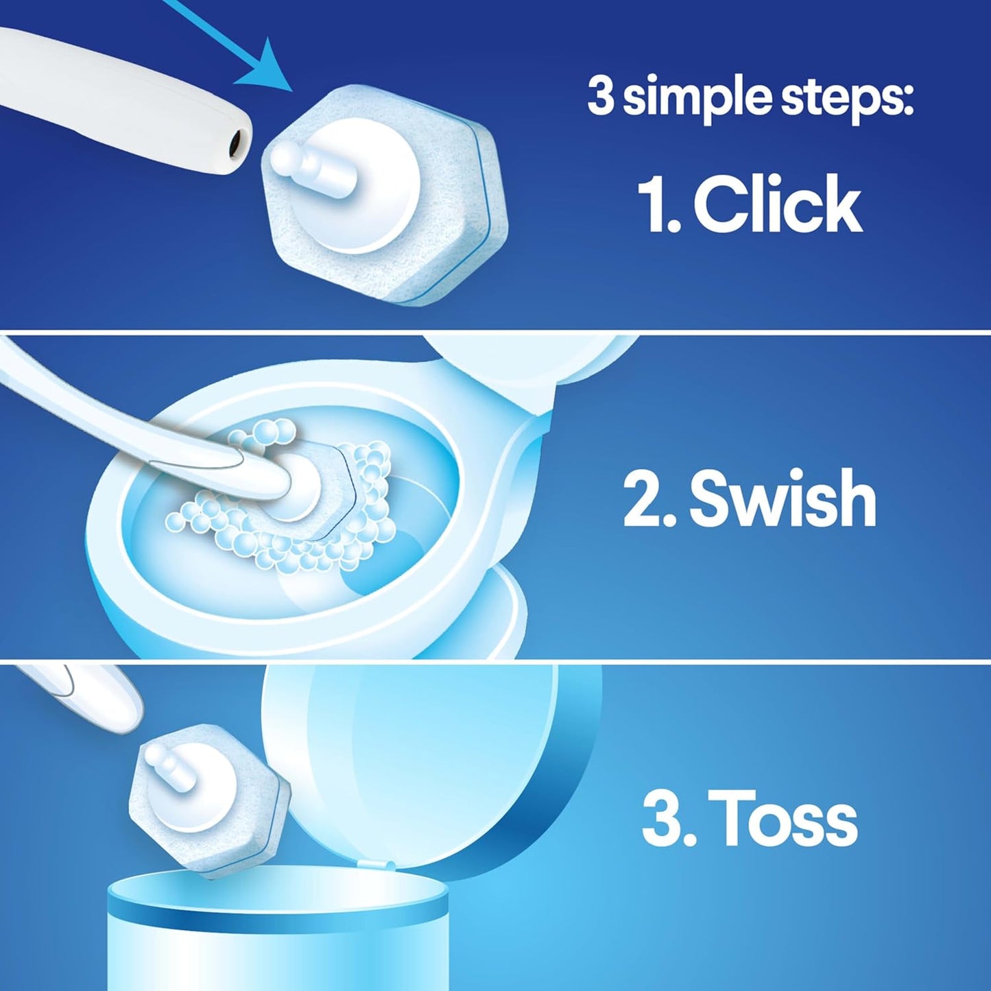 Original Clorox ToiletWand Disinfecting Refills, 10 Count (Package May Vary)
