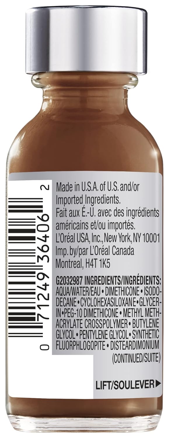 L'Oreal Paris Makeup True Match Super-Blendable Liquid Foundation, Milk Chocolate N10, 1 Fl Oz,1 Count