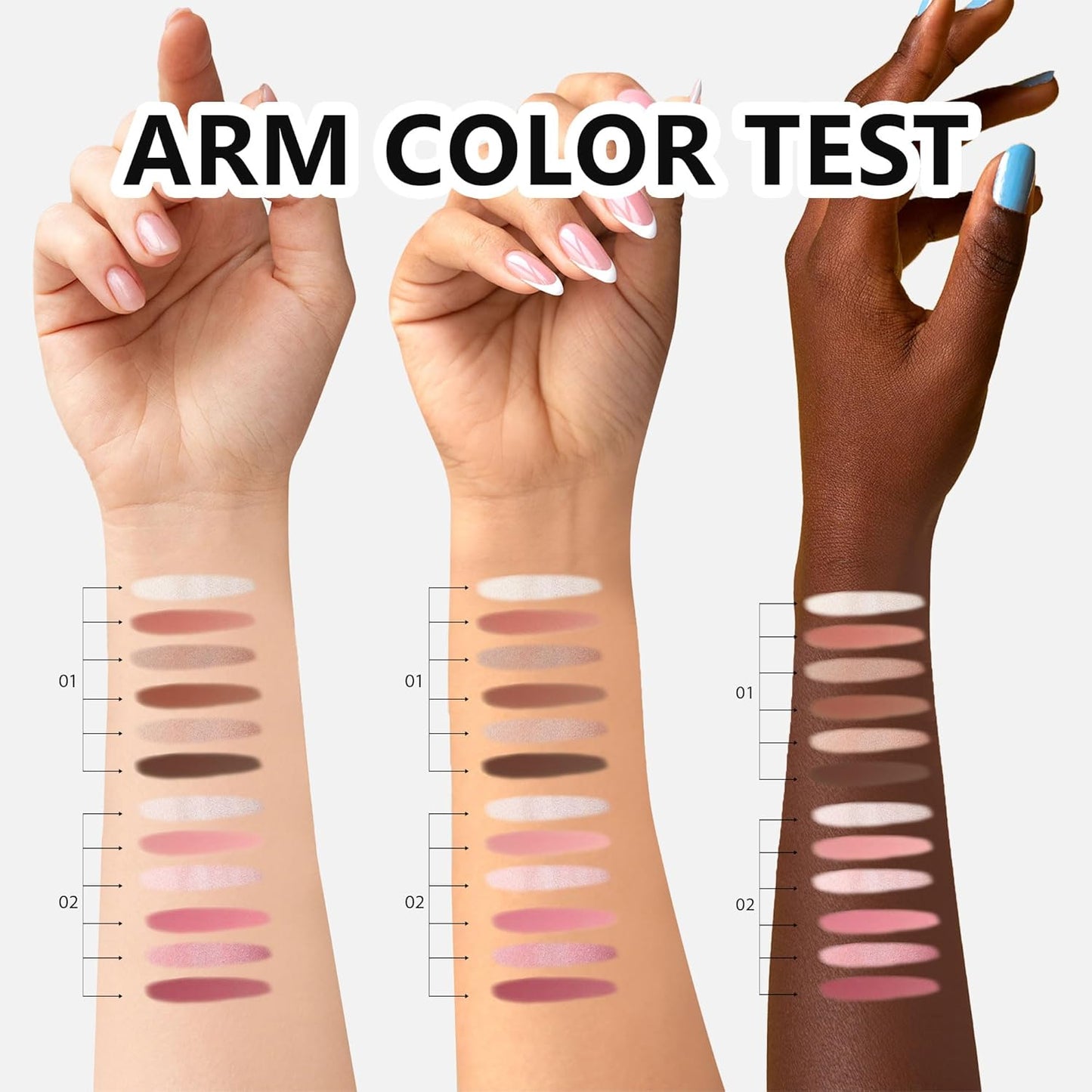 6 Color Rosé Blush Palette, Velvety Fine Texture, High Color Payoff, 3 Shimmer Shades, 3 Matte Blush Shades, Beginner-Friendly, Soft & Natural Colors, No Color Fading - Makeup Blush Palette