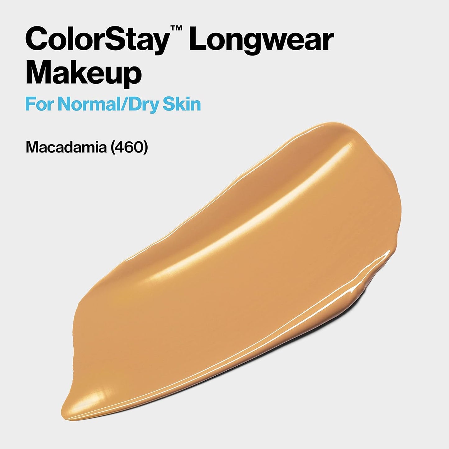 Revlon Liquid Foundation, ColorStay Face Makeup for Normal & Dry Skin, SPF 20, Longwear Medium-Full Coverage with Natural Finish, Oil Free, 295 Dune, 1 Fl Oz