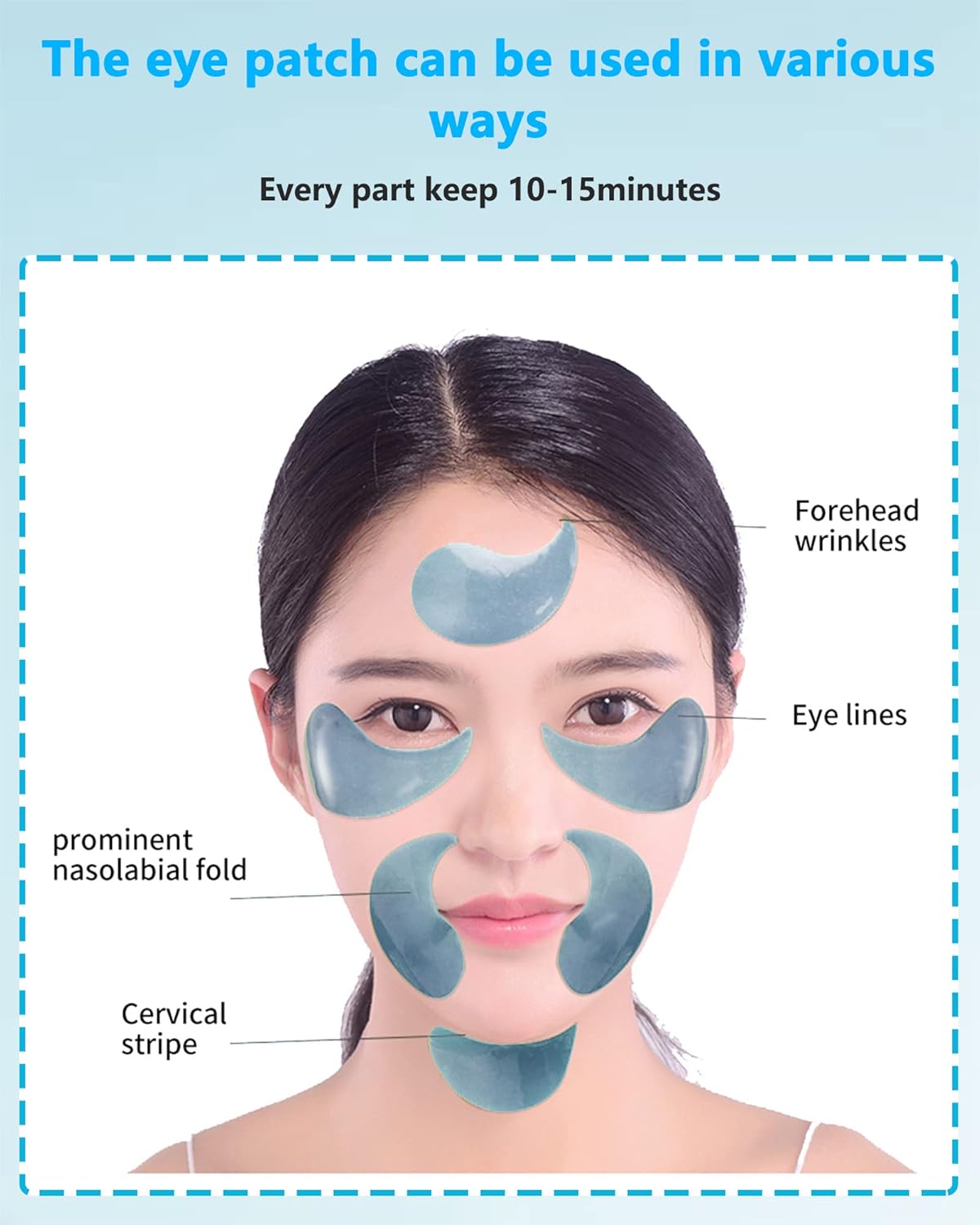 Under Eye Patches (60Pcs) - Upgraded Eye Mask Hyaluronic Acid & Collagen, Eye Treatment Mask, Under Eye Bag Treatment, Eye Mask for Puffy Eyes, Anti-Aging, Anti-Wrinkle, Under eye Dark Circles