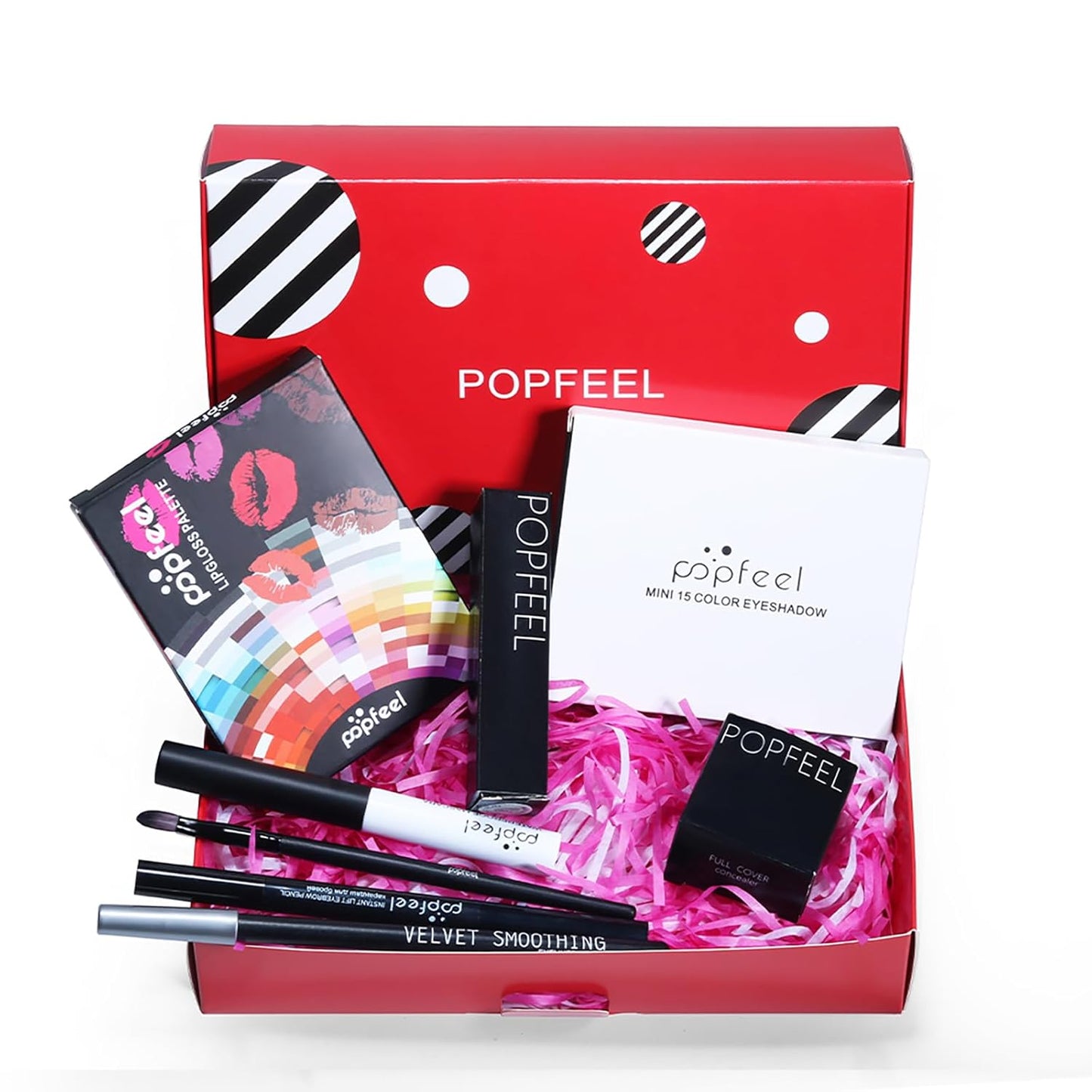 Maquillaje, Makeup gift, Professional make up set for teenage girls 13-15, All in one makeup kit for women full kit, Cosmetics teenagers, Makeup palette(8PCS)