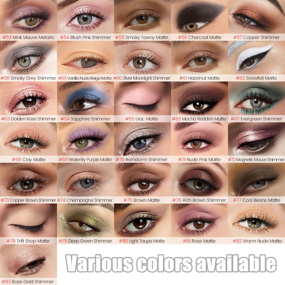 8Pcs Cream Eye Shadow Sticks Makeup for Women, Matte Shimmer Eyeliner Pencil Eyeshadow Brightener Stick for Eyes, Waterproof Eyeshadow Applicator Blendable sombras para ojos Set13#