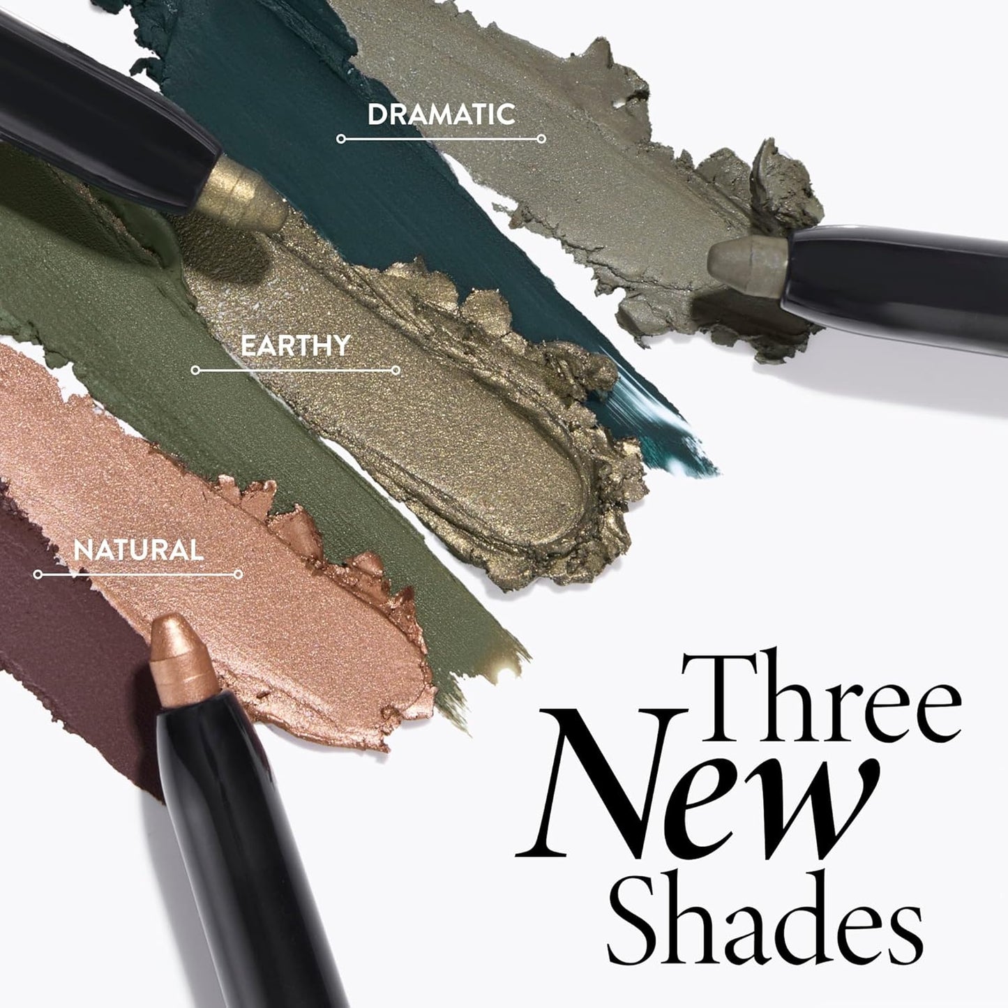 LAURA GELLER NEW YORK Swipe-n-Line Dual-Ended Eyeshadow + Eyeliner - Natural (Toasted-Brown/Rich Chestnut) - Cream Eyeshadow & Smooth Glide Eyeliner - Waterproof & Crease-free Color