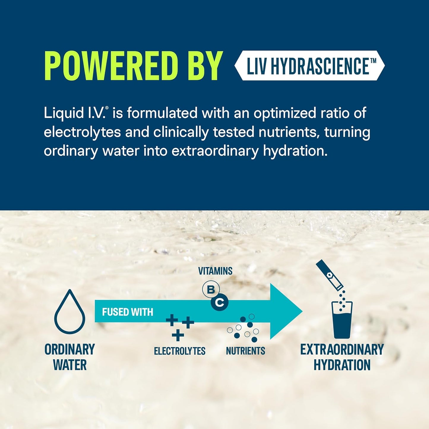 Liquid I.V.® Hydration Multiplier - Seaberry | Electrolyte Powder Drink Mix | 1 Pack (16 Servings)