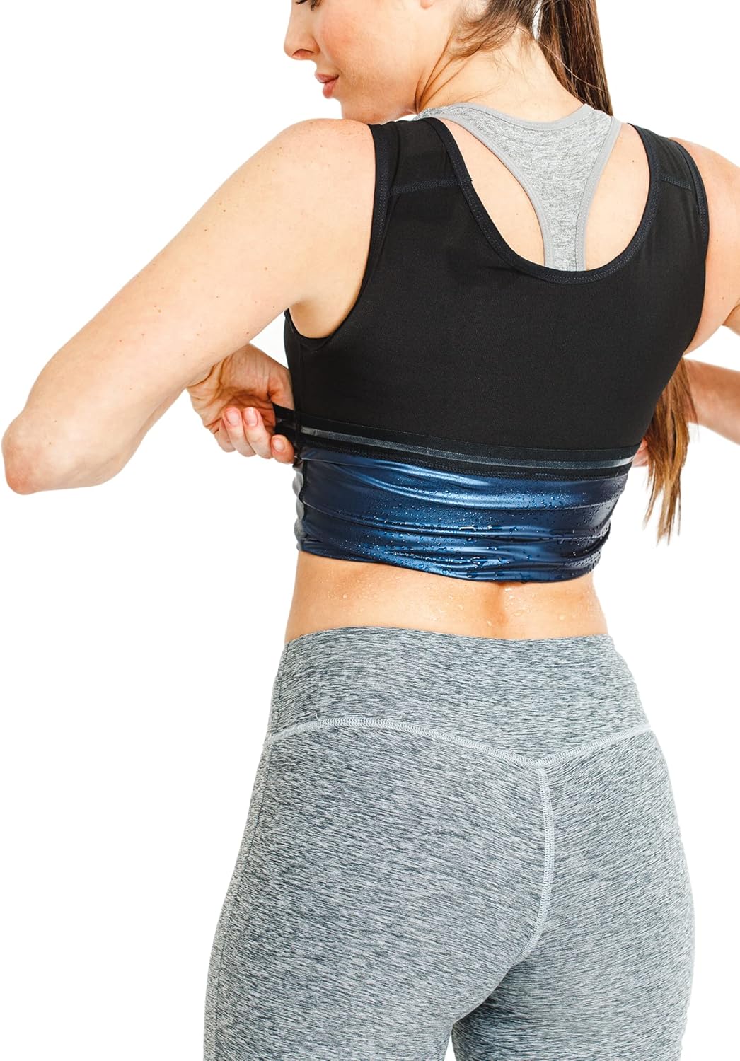 Sweat Shaper Premium Sauna Tank Top For Women, Slimming Sauna Shirt For Women, Sweat Vest for Workouts
