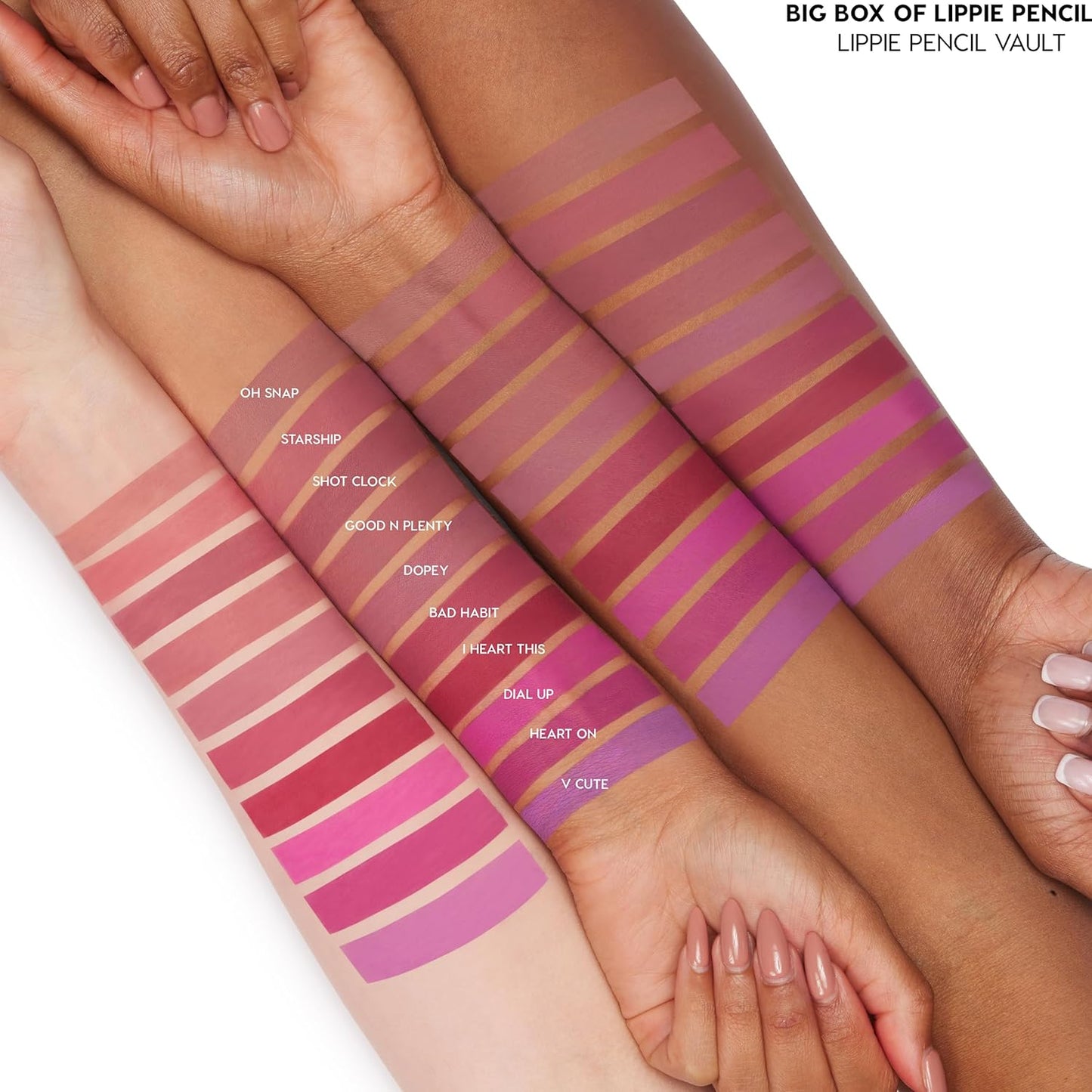 ColourPop Lippie Lip Pencil - High-Pigment, Long-Lasting Lip Liner - Sharpenable Lip Liner Pencil for High-Impact Lip Color - Vegan, Cream Formula with Precise Application - Good N Plenty (0.04 oz)