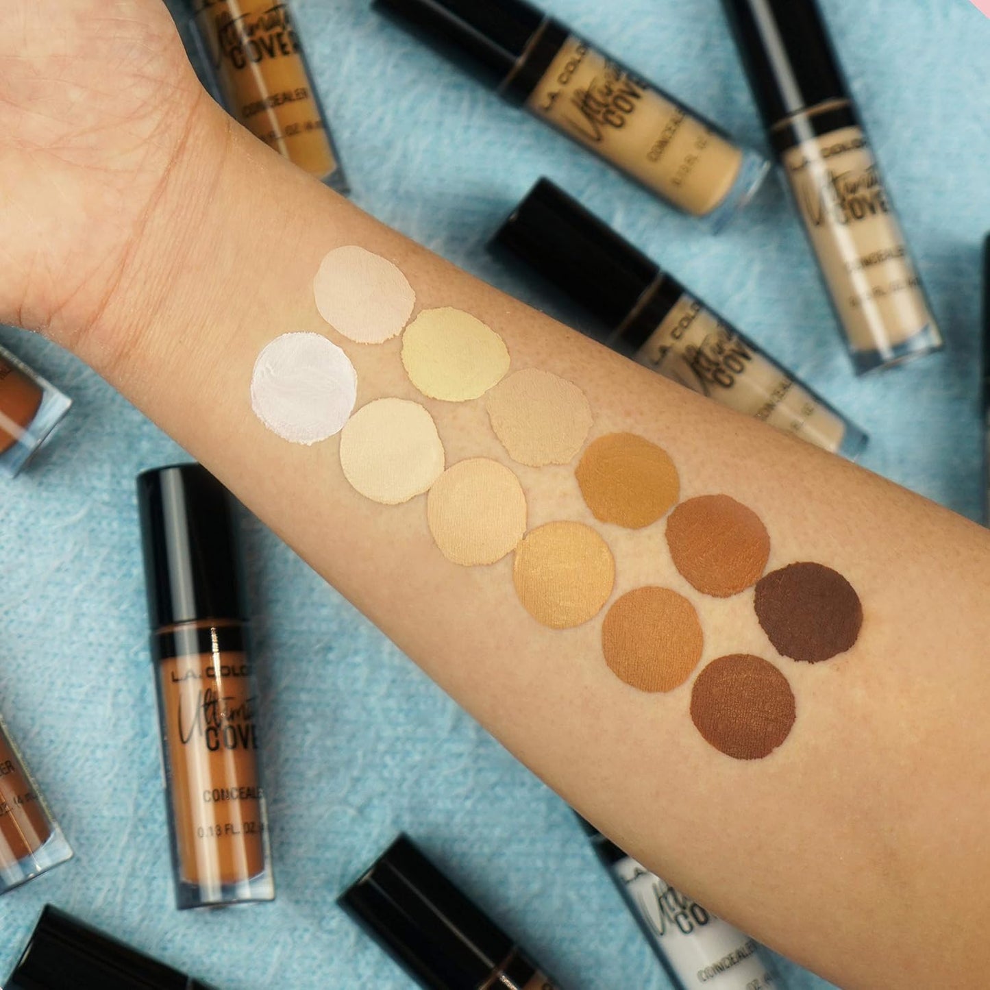 L.A. COLORS Ultimate Cover Concealer- Natural, 0.13 Fl Oz