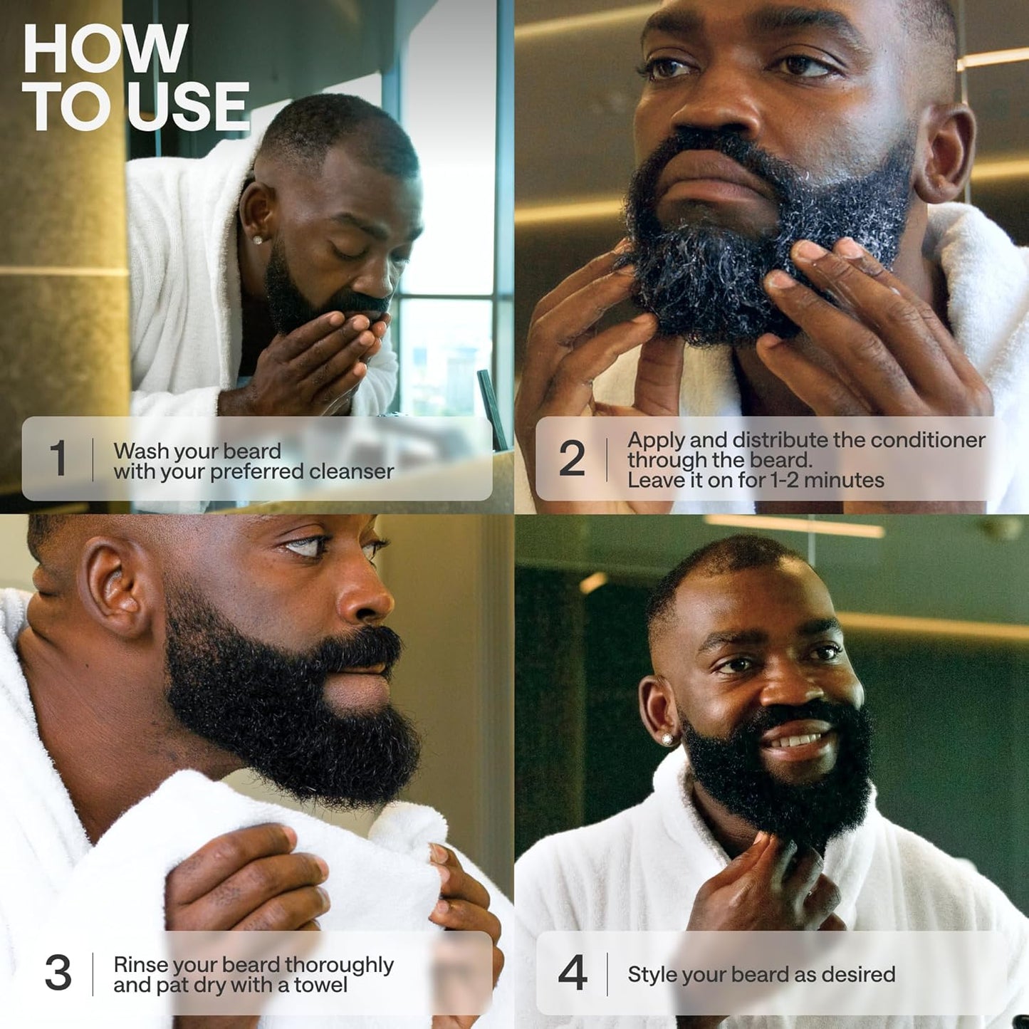 Beard Conditioner for Men - Conditioner Softener - Part of a Beard Care Kit for Men along with Beard Oil, Balm, Wash - Sandalwood Beard Conditioner 5 Oz