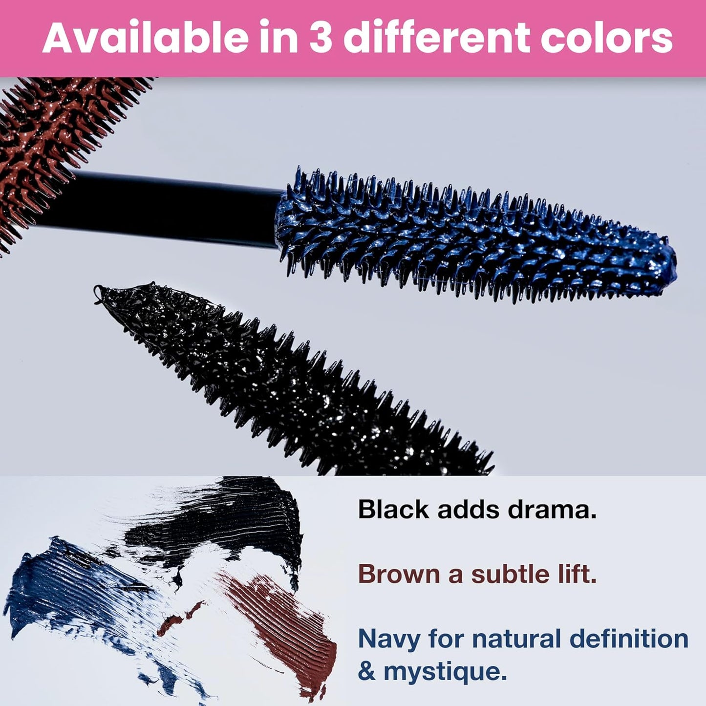 PrimeLash Mascara for Older Women – Volumizing, Incredible Length in 2 Coats – Long-Stay, Zero Clumps, Hypoallergenic (Black)