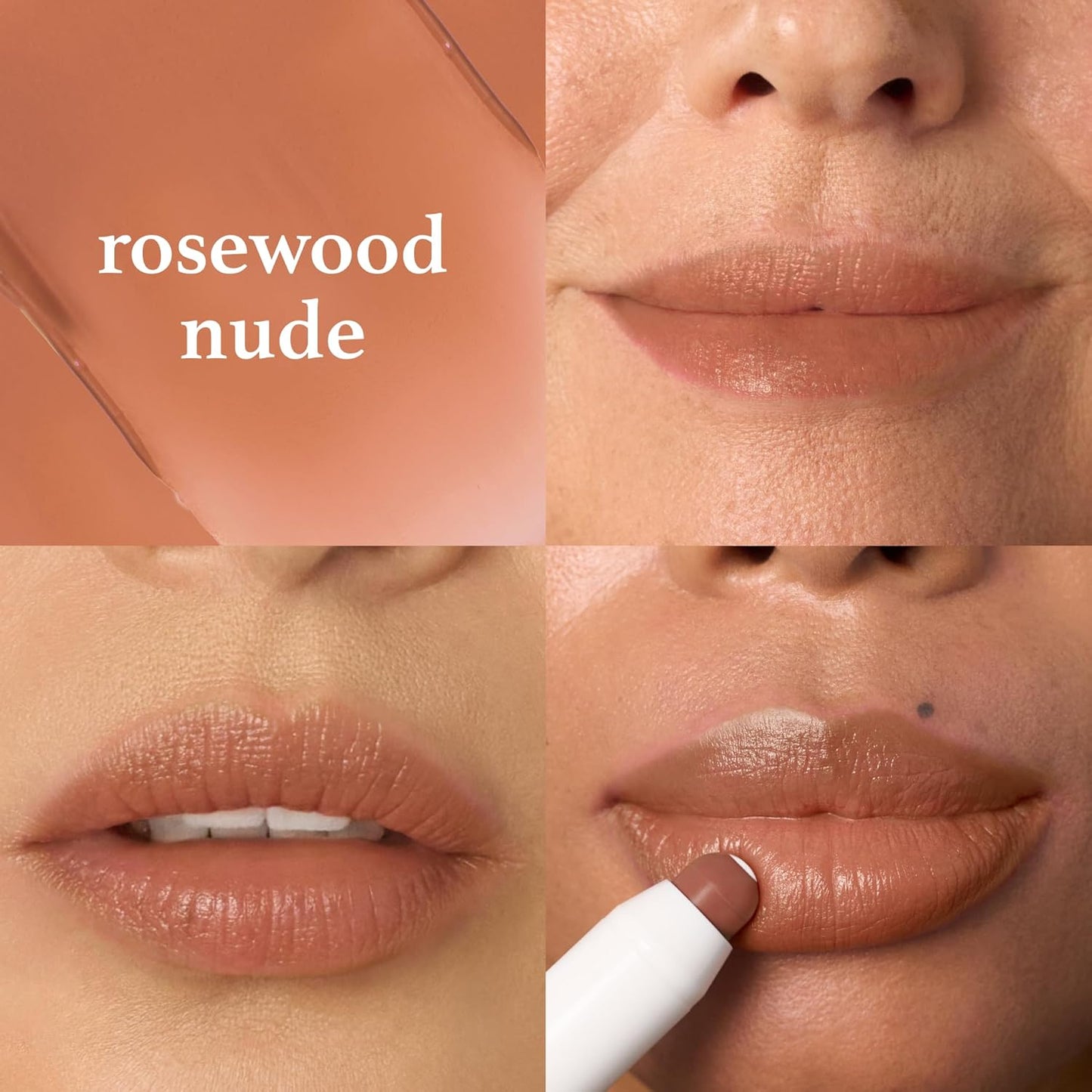Julep It's Balm Tint of Color Lip Balm - Rosewood Nude | Hydrating Lip Color with Vitamin E Core | Natural Gloss Finish | Vegan & Cruelty-Free