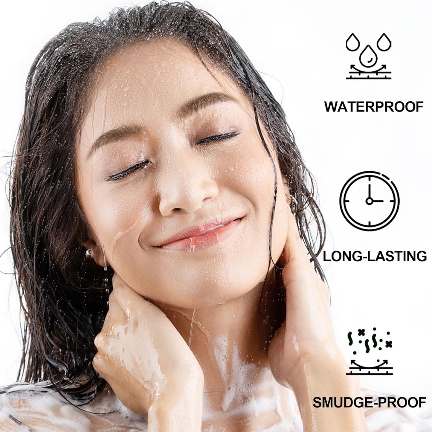 Microblading Eyebrow Pencil, Eyebrow Pen with an Upgrade Micro-Fork Tip Applicator, Waterproof Long-Lasting Microblading Brow Pen, Brow Pencil for Natural Looking Brows Makeup,Medium Brown,1Pcs