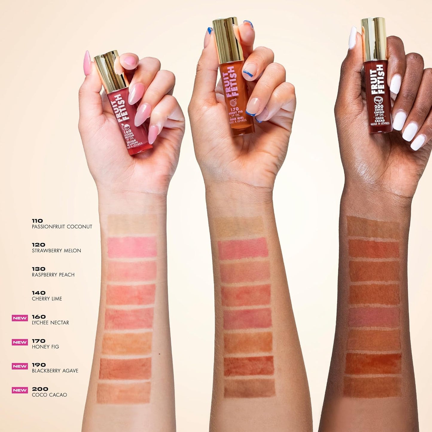 Milani Fruit Fetish Lip Oil with Vitamin E for Instant Hydration, Fruit Extract Infused Lip Treatment and Moisturizing Lip Gloss - Honey Fig