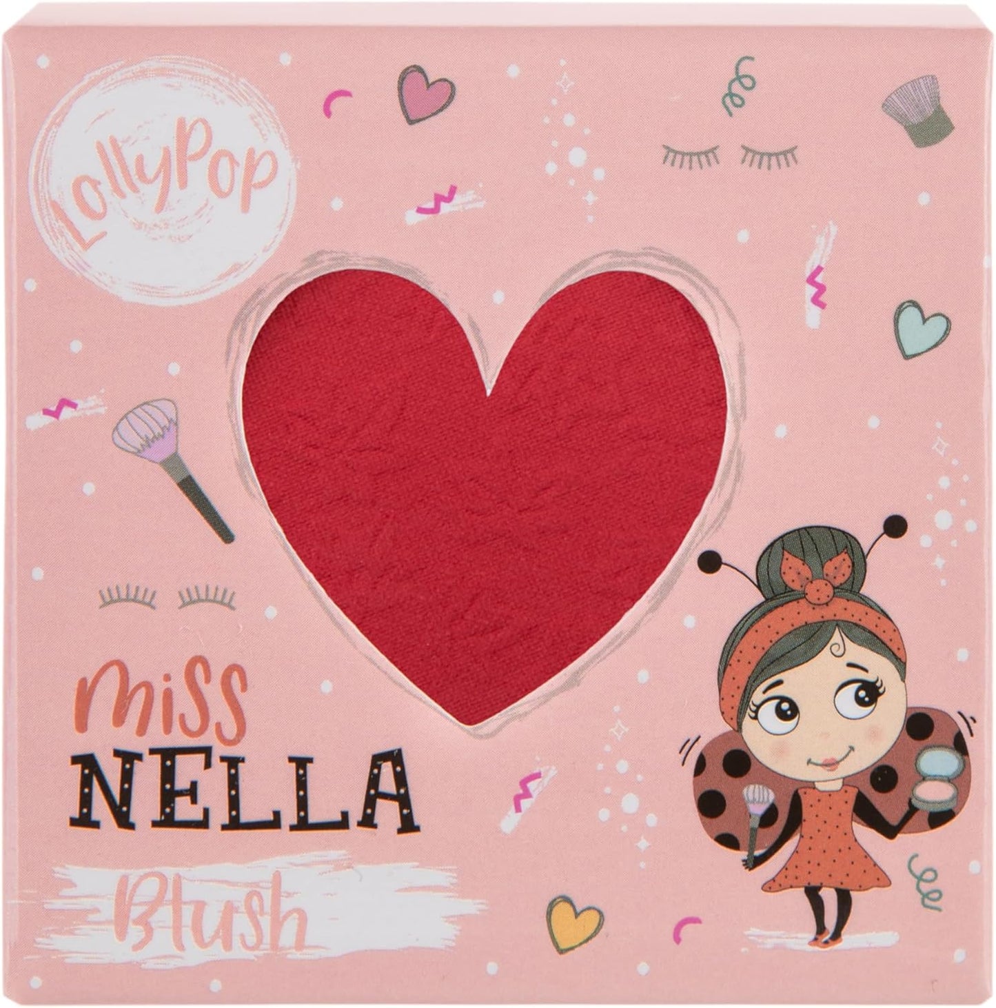MISS NELLA Kids Makeup & Nail Polish Set for Little Girly Girls, Safe and Fun Gift - Hypoallergenic, Dermatologically Tested Kid-Friendly, Non-Toxic, Cosmetic Bag Included – Special Edition