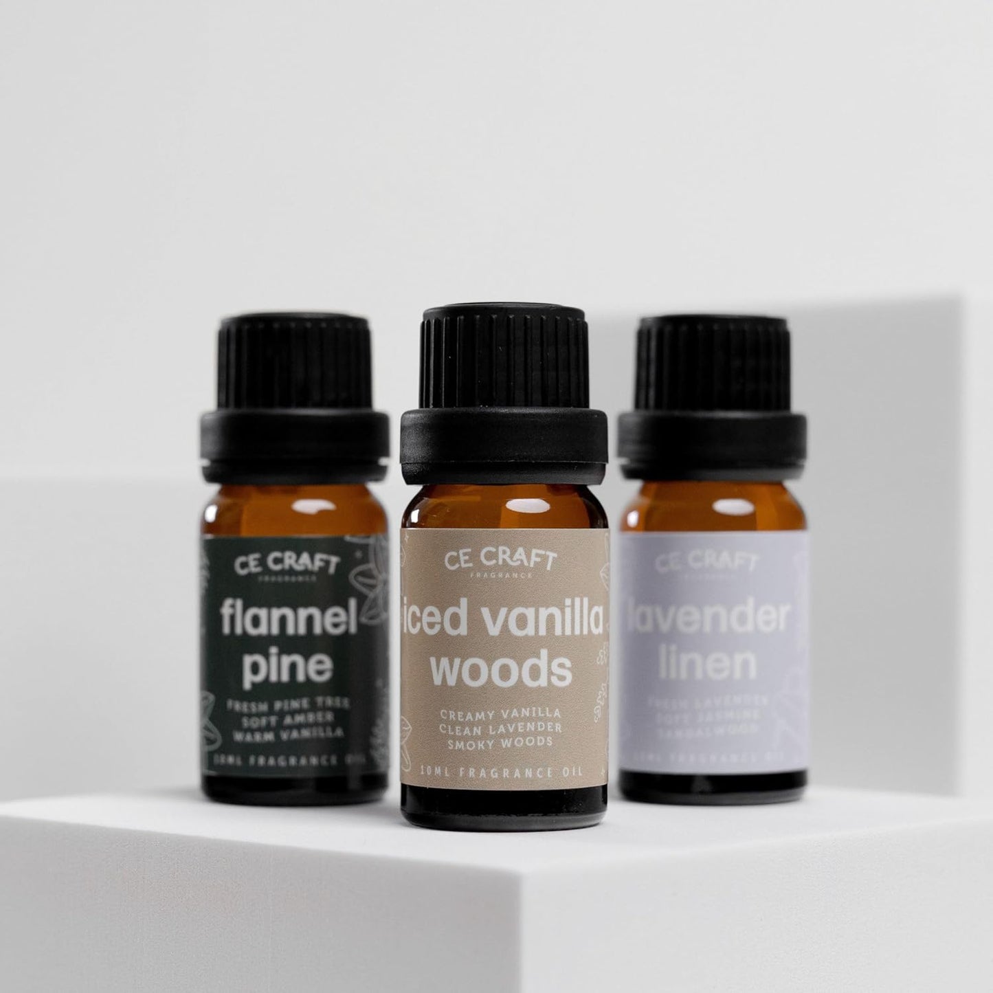 CANDECraftCo Premium Fragrance Oil – Diffuser Oils Fragrances Scented for Home, Candle Soap Making Supplies, Aromatherapy Blends for House (0.34 Fl Oz) (2-Pack, Jasmine Rouge)
