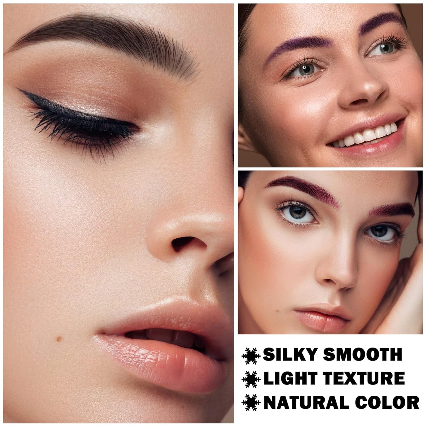 Eyebrow Pomade Cream,Brow Pomade Gel Naturally Long Lasting Waterproof,Delicate and Smooth Eye Brow Makeup Cosmetics with Eyebrow Brush - Sky Blue