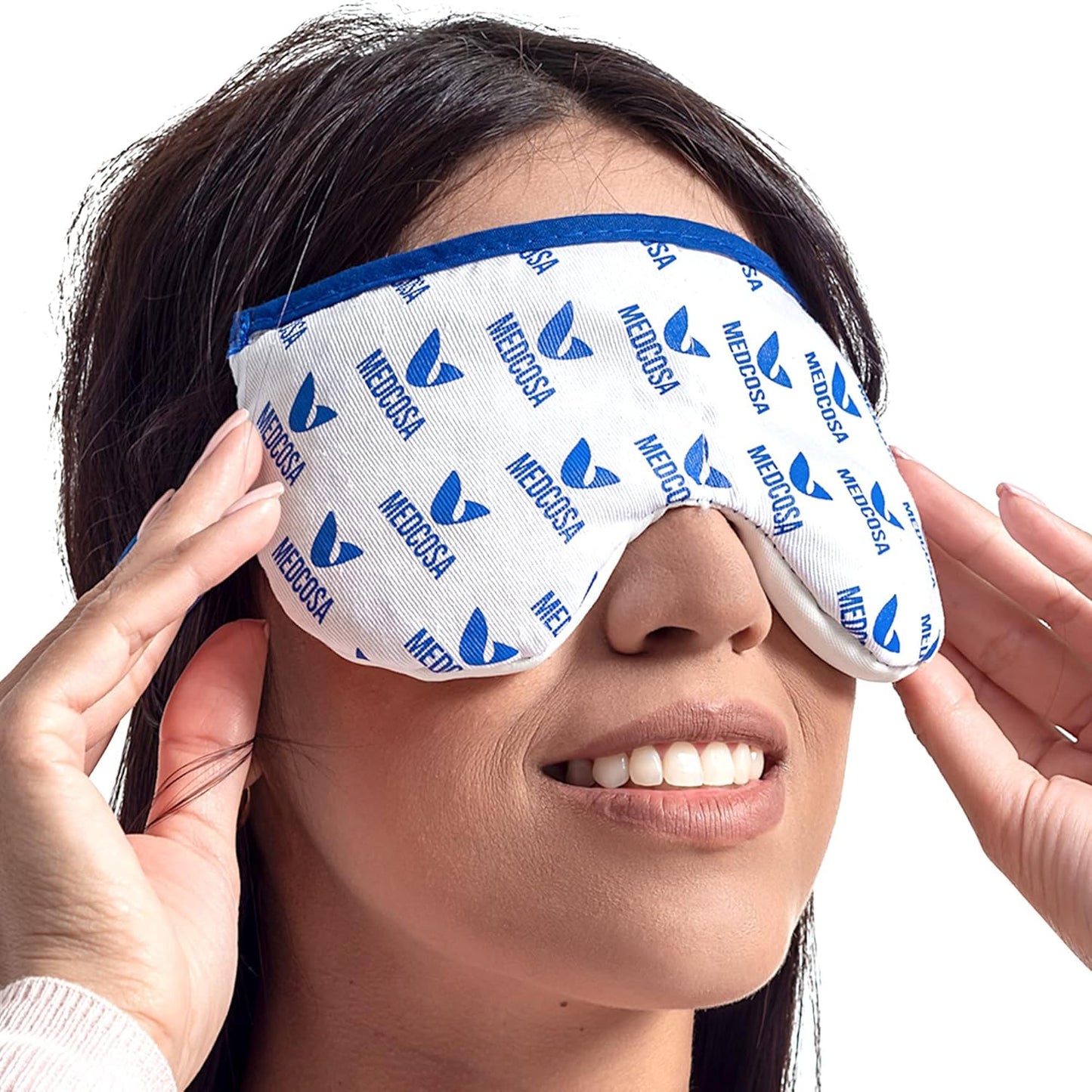 Eye Mask for Dry Eyes | Warm Eye Compress | Natural Heat Eye Mask for Styes, Blepharitis, Tired Eyes & More by Medcosa