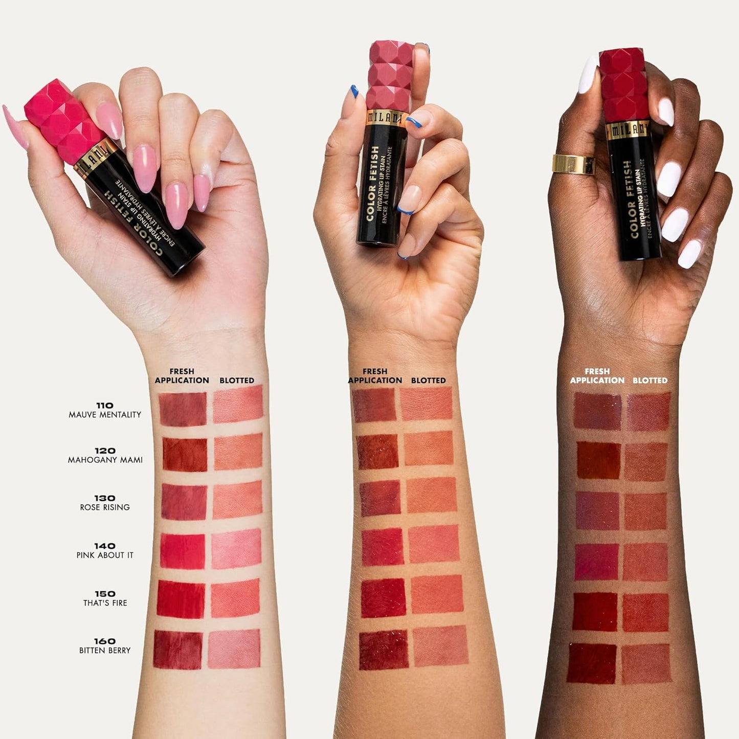 Milani Color Fetish Lip Stain-120 Mahogany Mami