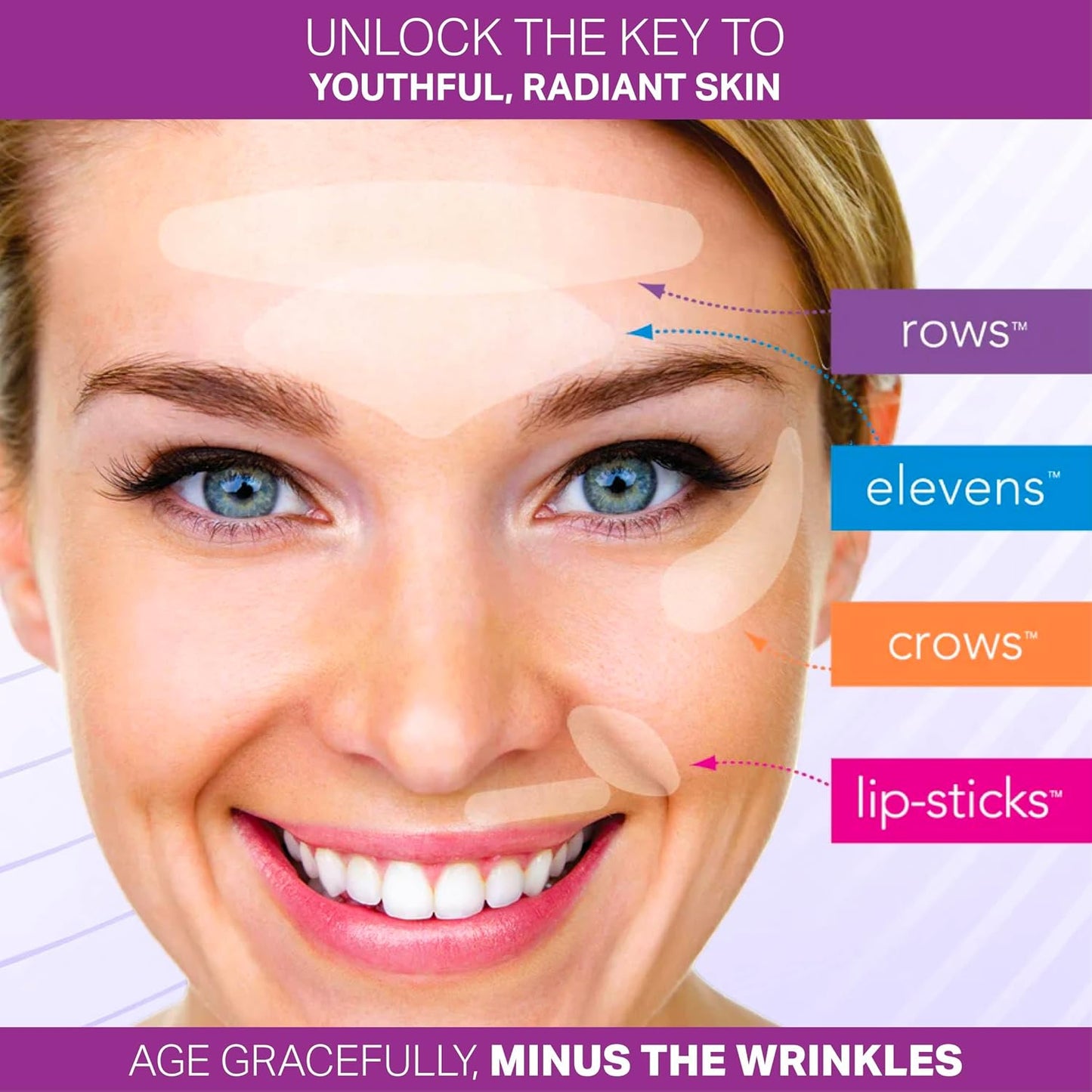 Furlesse Lip-Sticks Wrinkle Patches, Overnight Anti-Wrinkle Patches for Smile Lines, Fine Lines, and Expression Lines, Non-invasive Lip Patches, Anti-aging Skincare, 120 Patches, 30-Day Use