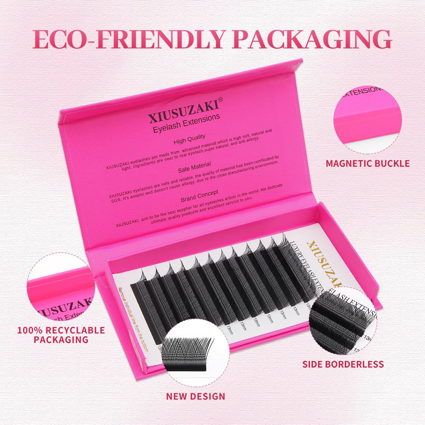 YY Lash Extensions Supplies Y Eyelash Extensions 0.07mm Thickness D Curl 9mm Premade Fans 4D Russian Volume Matte Black 12 Rows Crisscross Eye Lashes(YY-0.07-D,9mm)