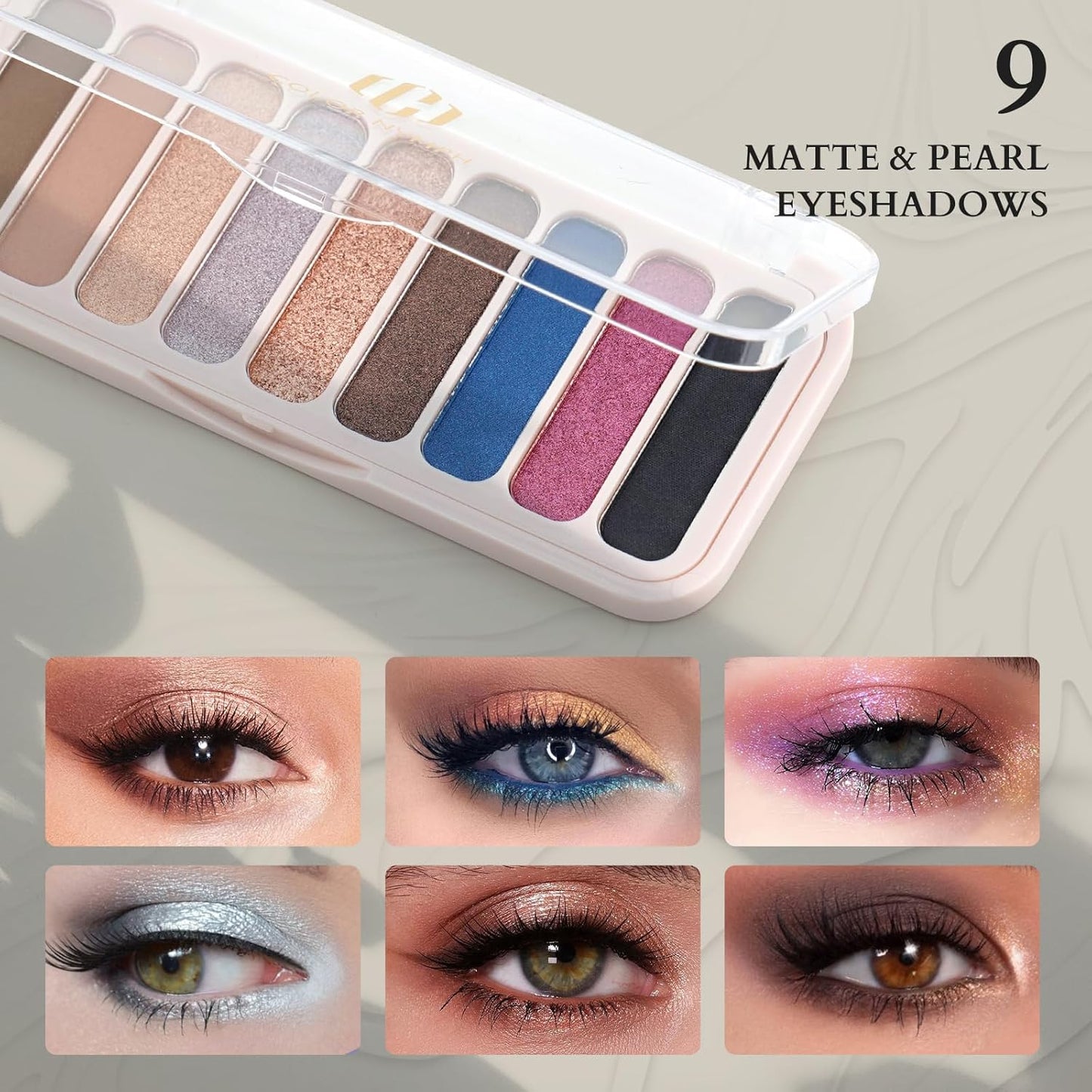 Color Nymph Makeup Kit for Women, Makeup Gift Set All In One Travel Backpack for Girls With Eyeshadow,Mascara, Lipgloss, Highlighter, Blush, Eyeliner pencil (Bag C)
