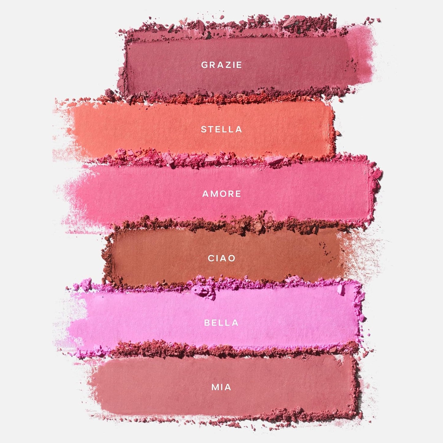Saie SuperSuede Baked Blush - Talc-Free Powder Blush for All Day Wear - Enriched with Plant-Derived Squalane + Glycerin to Help Moisturize Dry Skin - Amore (0.1 Ounce)