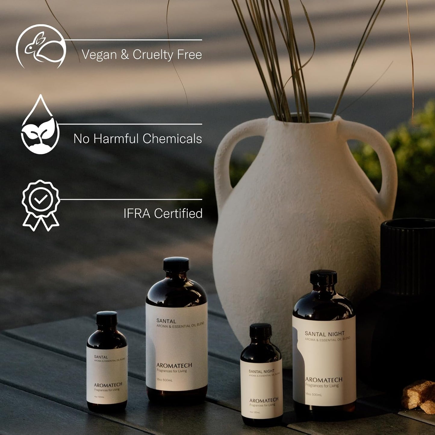 Aromatech Fresh Linen Aroma Essential Oil Blend: Hotel Inspired Aromatherapy with for Ultrasonic Diffusers & Nebulizers - 16.9 fl oz, 500 mL