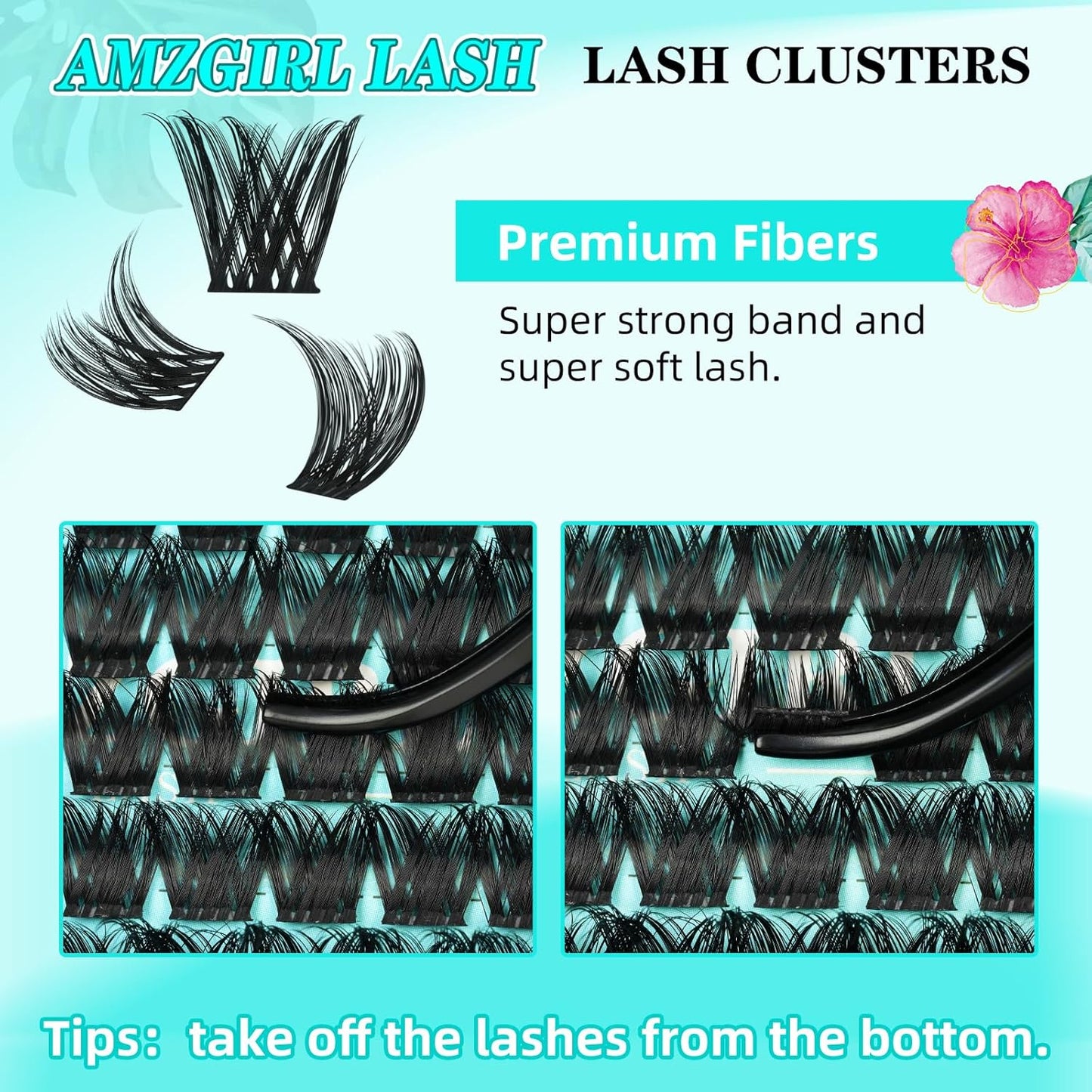 Lash Clusters Wet Look 168Pcs Eyelash Cluster Ultra-Thin Lash Band Eyelashes Extensions Spiky Anime Wide Span Lashes(Tulip,D-12mm)