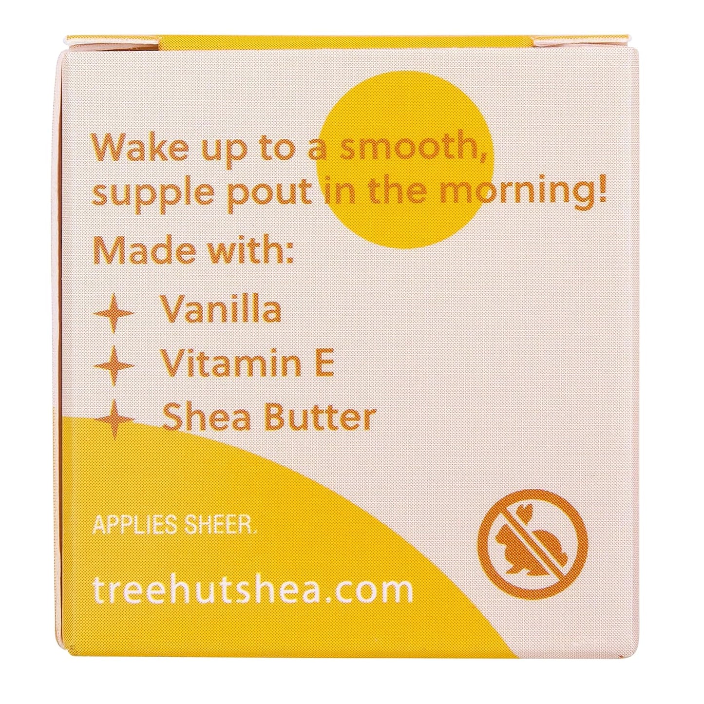 Tree Hut Vanilla Overnight Lip Mask | Leave on Overnight & Wake up to Soft, Hydrated Lips | Elevate your Self Care Routine | .6 oz.