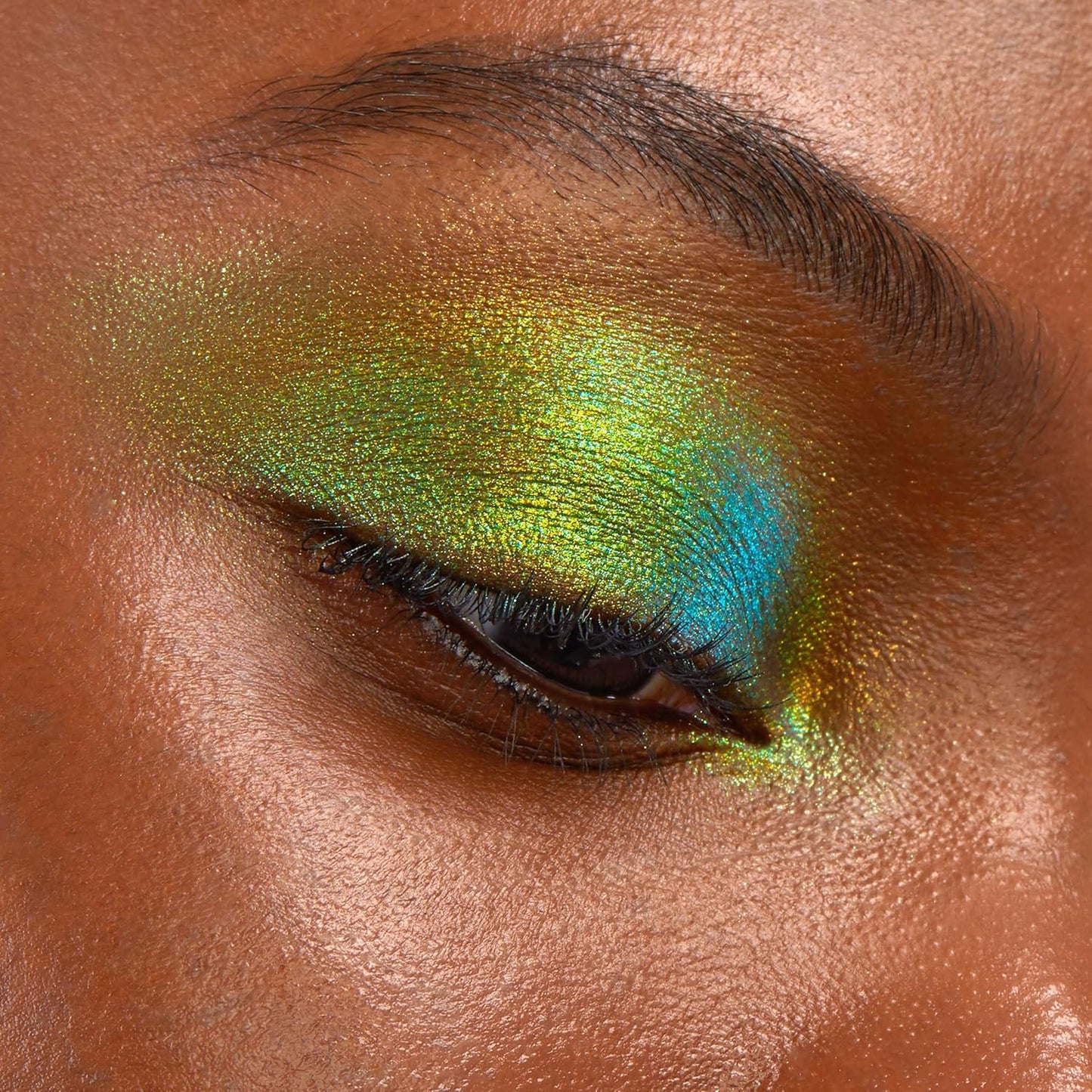 ColourPop Chrome Liquid Eyeshadow - Color-Shifting Chrome Eyeshadow with Long-Lasting & Ultra-Pigmented Formula - Beetle (0.05 oz)